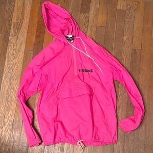 Vintage Pink Windbreaker Hoodie